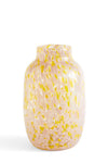 Splash Vase Round - Large, Pink and Yellow