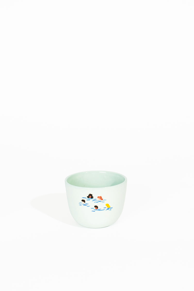 SMALL CUP - BLUE - SWIMMERS