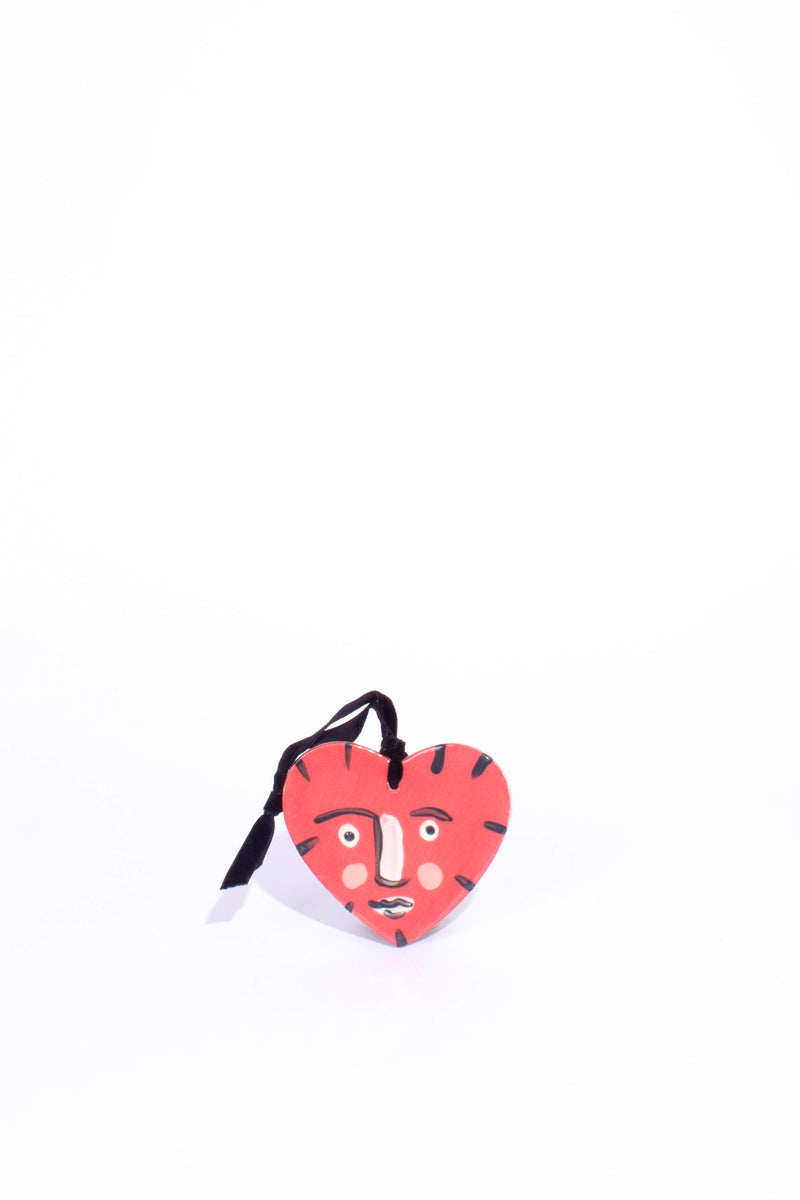 ISOLATION FACE HANGING DECORATION - RED